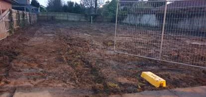 Cleared site
